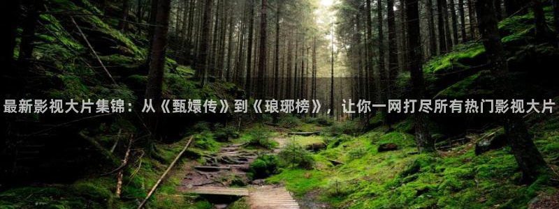 观看天堂日落 电影高清：最新影视大片集锦：从《甄嬛传》到《琅琊榜》，让你一网打尽所有热门影视大片