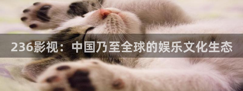天堂社区影院：236影视：中国乃至全球的娱乐文化生态